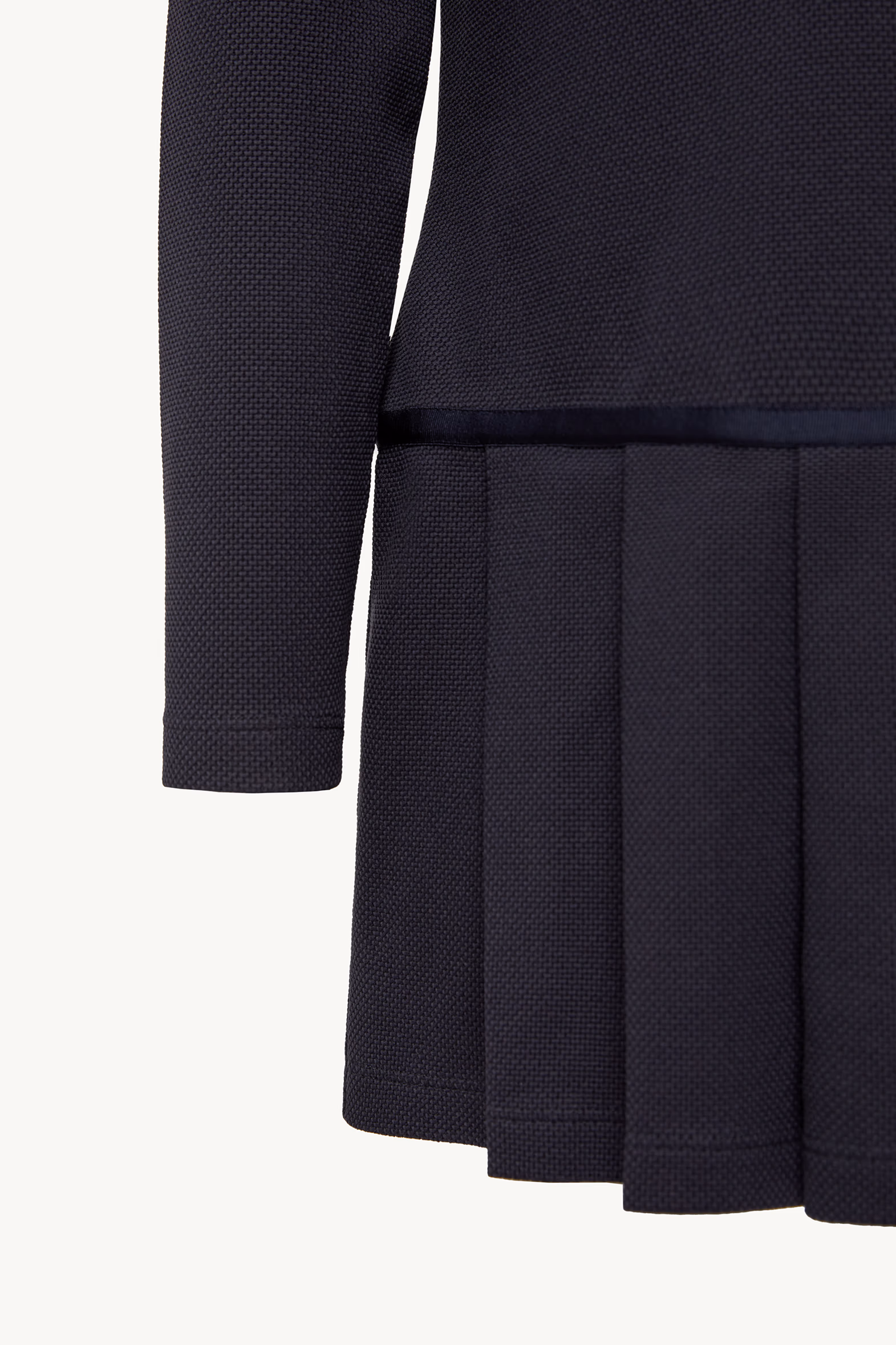 Piquet Polo Shirt Dress Girl Navy Blue Moncler 5